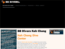 Tablet Screenshot of bbdivers-koh-chang.com